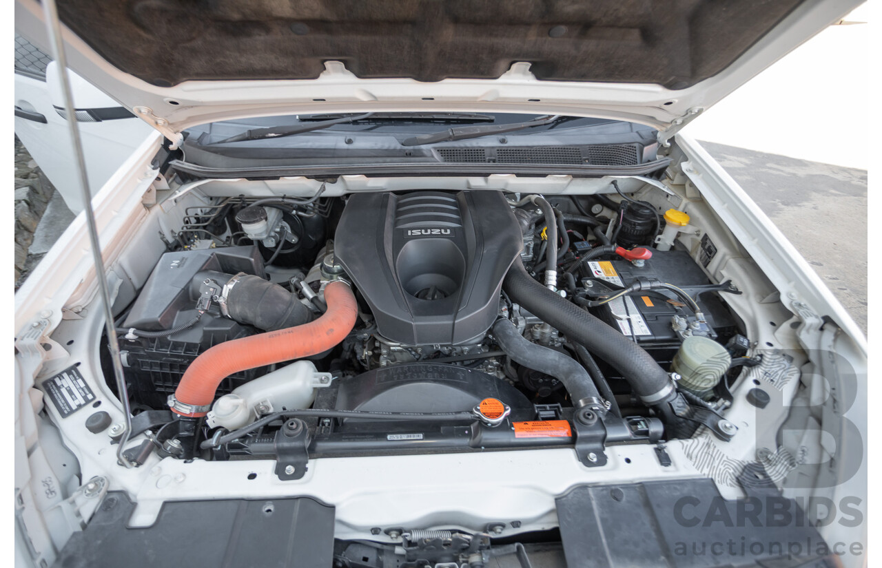 11/2018 Isuzu D-Max SX TF MY18 Crew C/Chas White Turbo Diesel 3.0L