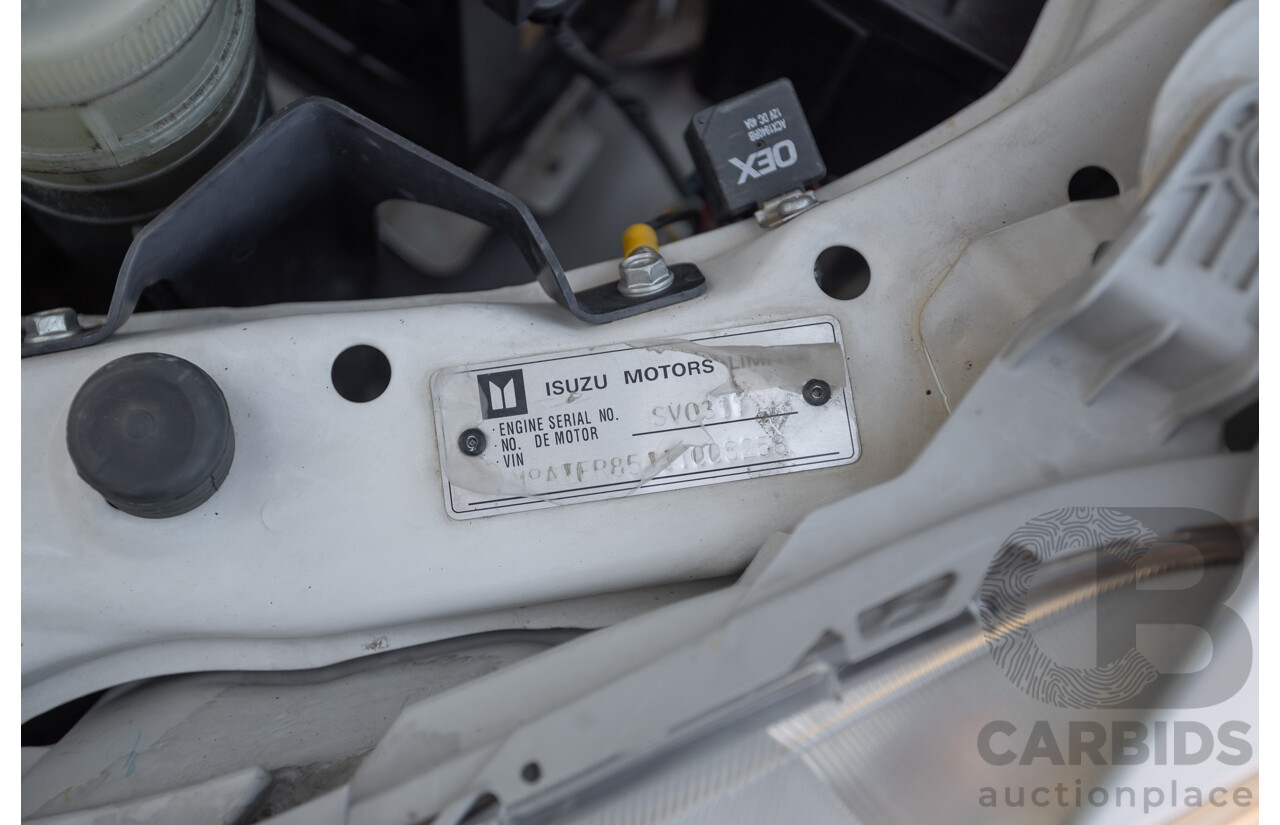11/2018 Isuzu D-Max SX TF MY18 Crew C/Chas White Turbo Diesel 3.0L