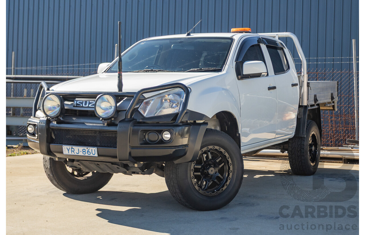 11/2018 Isuzu D-Max SX TF MY18 Crew C/Chas White Turbo Diesel 3.0L