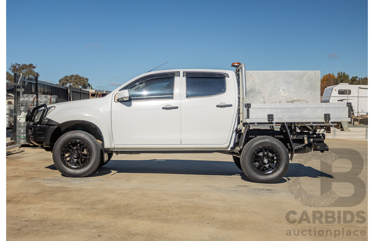 11/2018 Isuzu D-Max SX TF MY18 Crew C/Chas White Turbo Diesel 3.0L