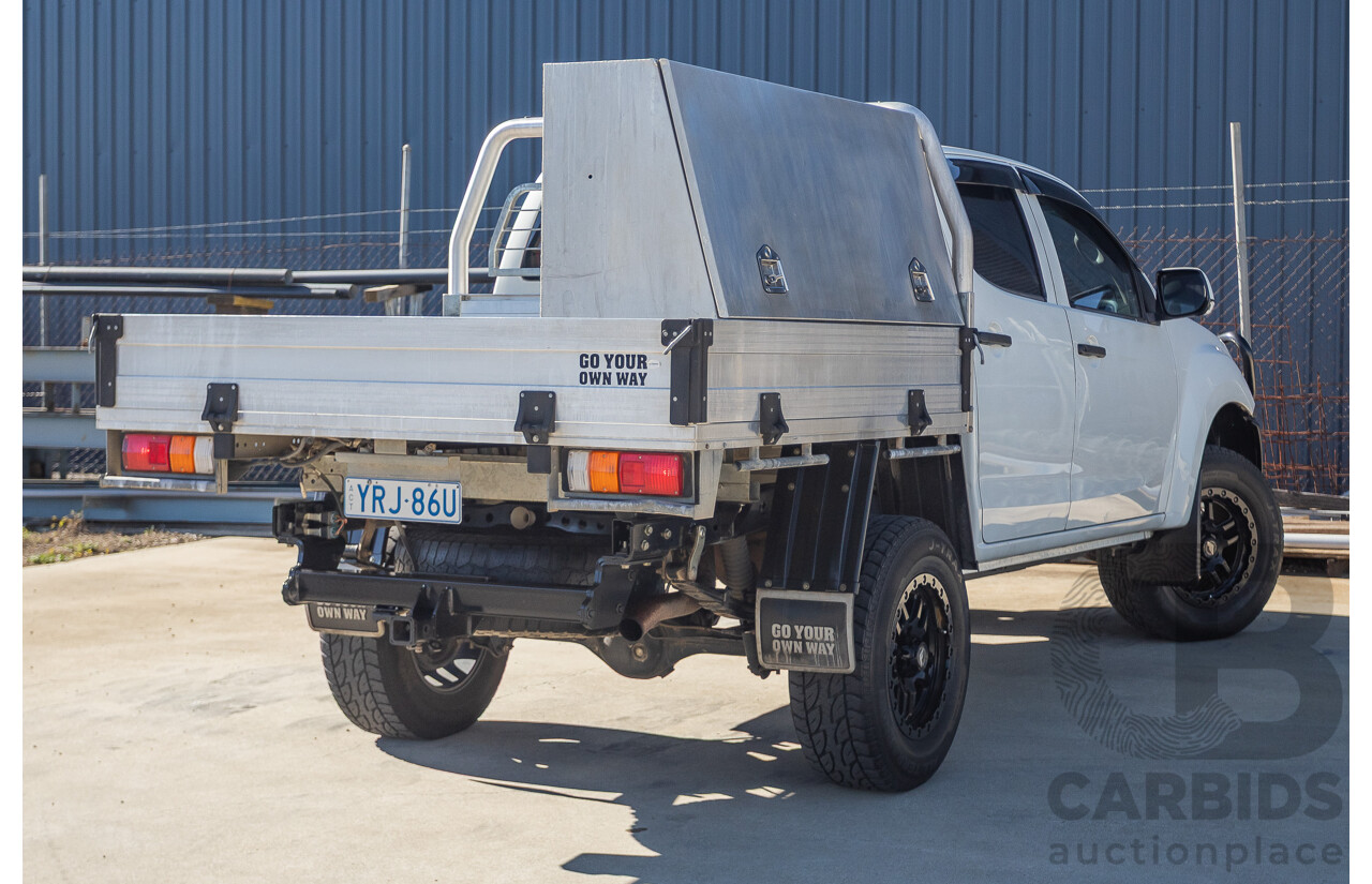 11/2018 Isuzu D-Max SX TF MY18 Crew C/Chas White Turbo Diesel 3.0L