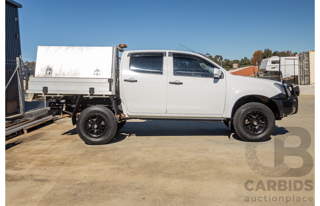 11/2018 Isuzu D-Max SX TF MY18 Crew C/Chas White Turbo Diesel 3.0L