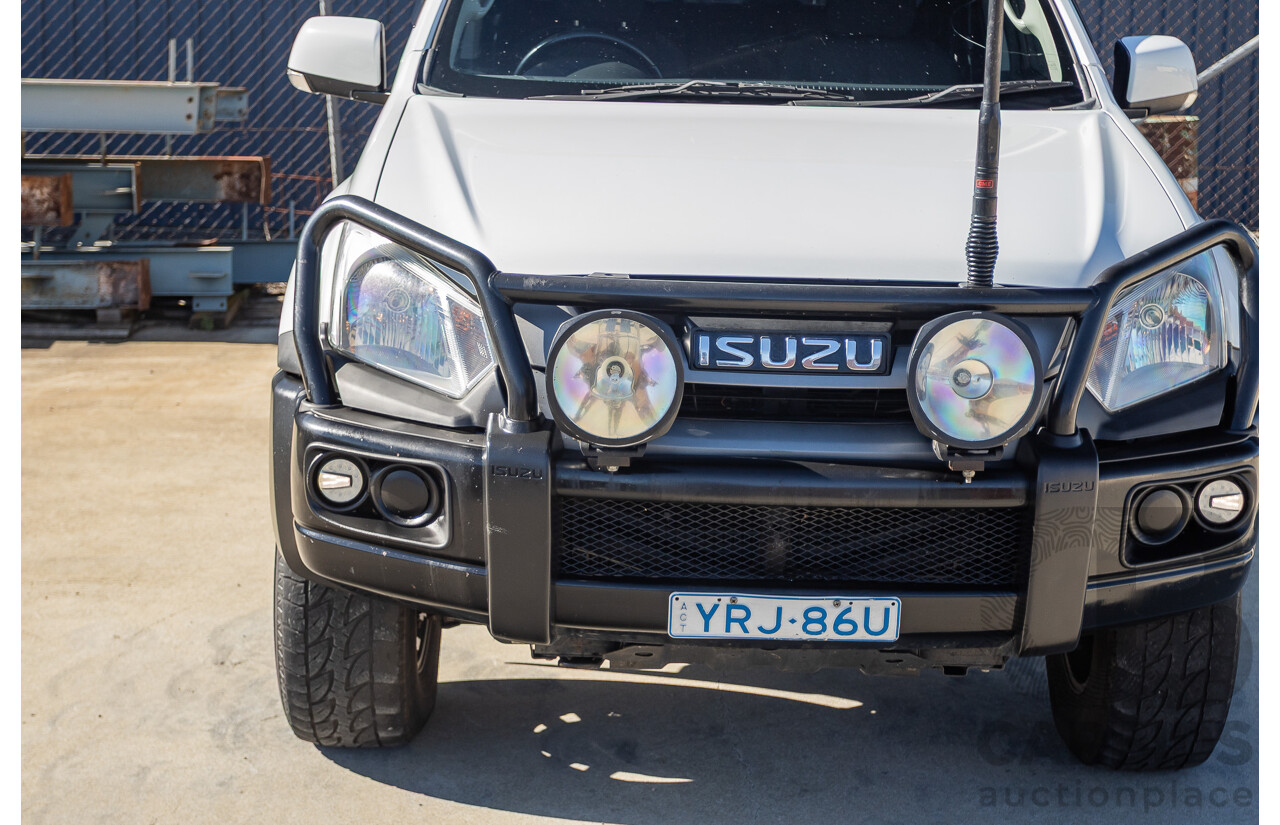11/2018 Isuzu D-Max SX TF MY18 Crew C/Chas White Turbo Diesel 3.0L
