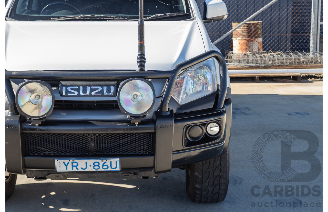 11/2018 Isuzu D-Max SX TF MY18 Crew C/Chas White Turbo Diesel 3.0L