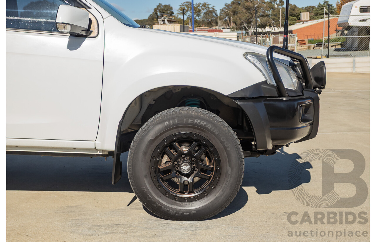 11/2018 Isuzu D-Max SX TF MY18 Crew C/Chas White Turbo Diesel 3.0L