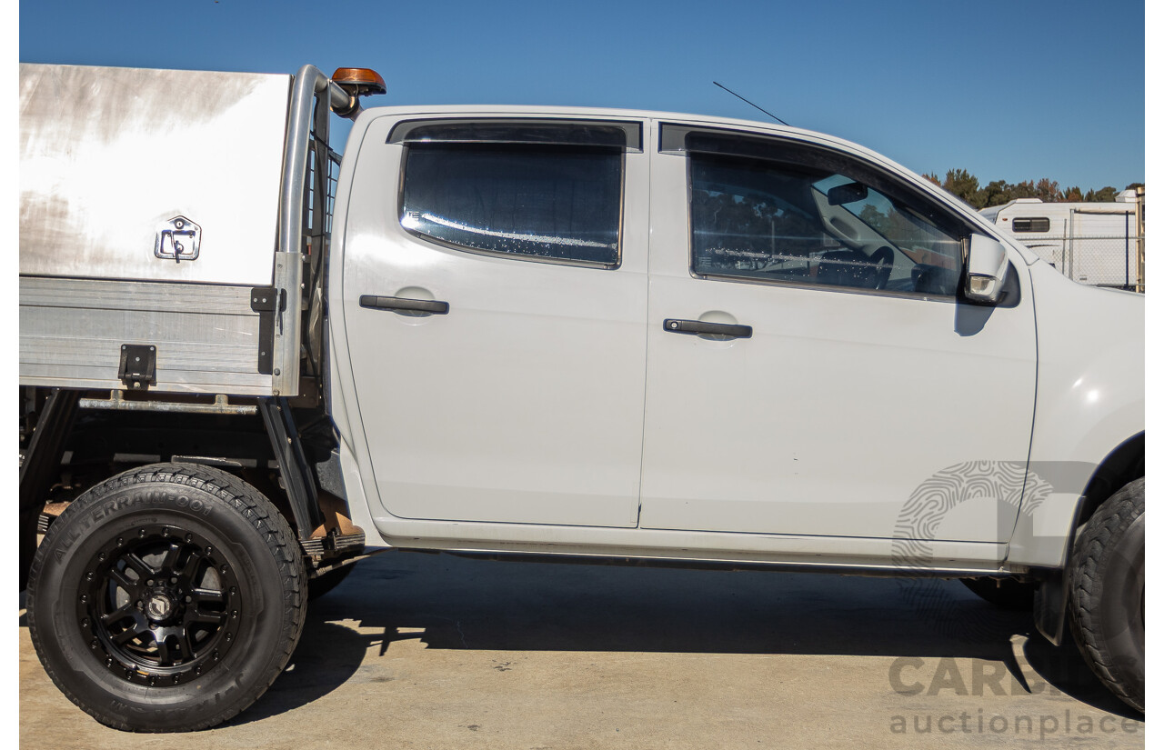 11/2018 Isuzu D-Max SX TF MY18 Crew C/Chas White Turbo Diesel 3.0L