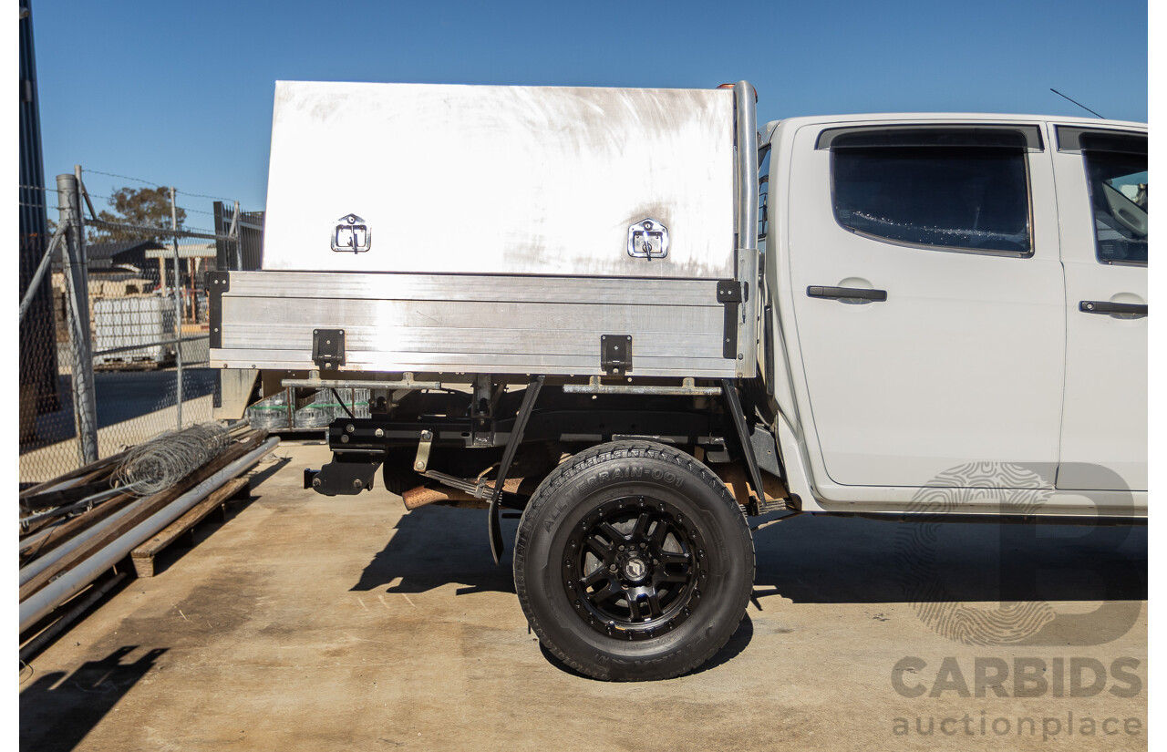 11/2018 Isuzu D-Max SX TF MY18 Crew C/Chas White Turbo Diesel 3.0L