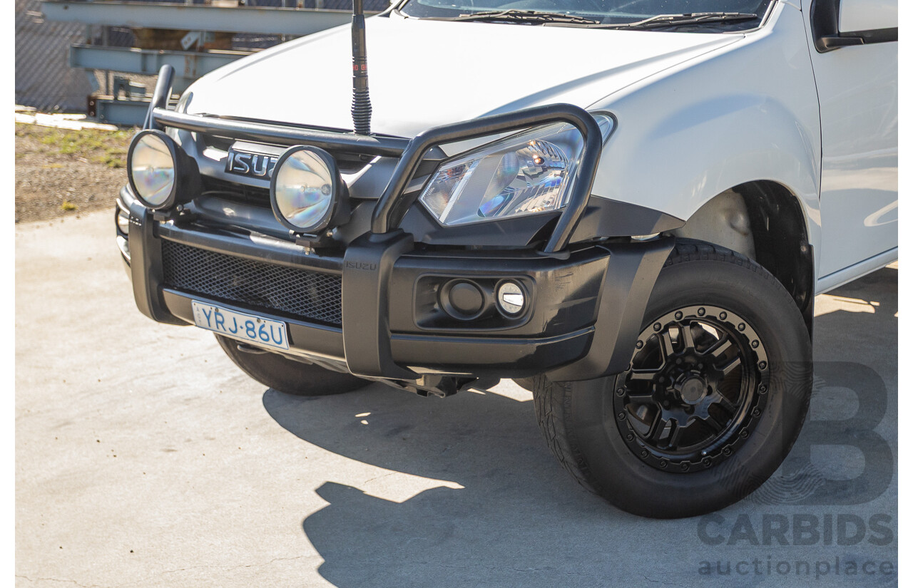 11/2018 Isuzu D-Max SX TF MY18 Crew C/Chas White Turbo Diesel 3.0L