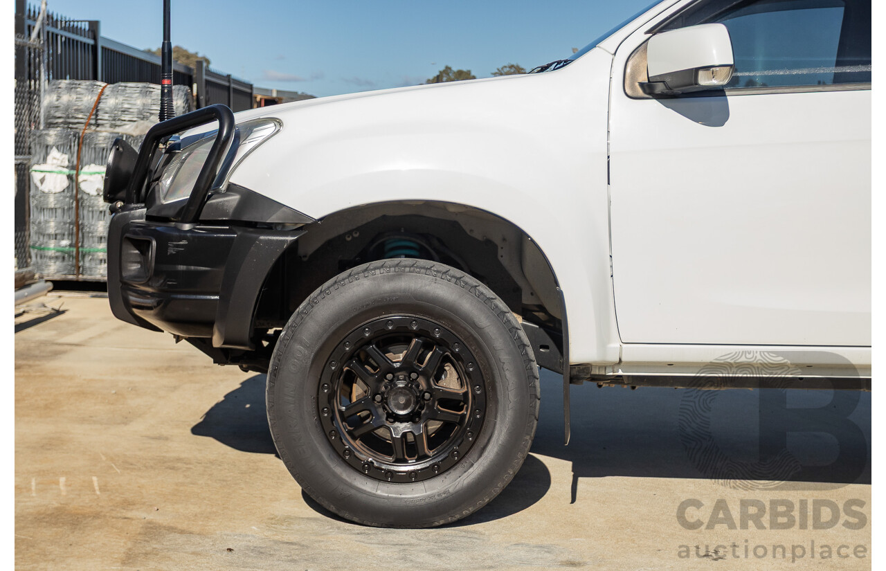 11/2018 Isuzu D-Max SX TF MY18 Crew C/Chas White Turbo Diesel 3.0L