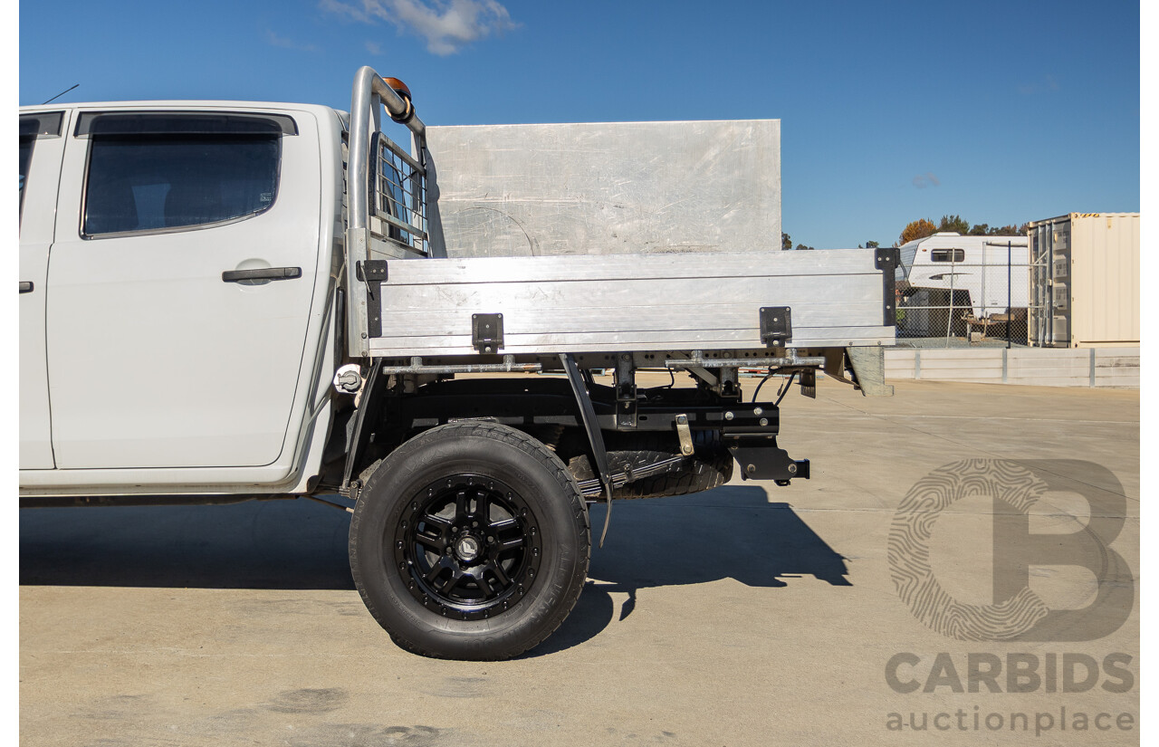11/2018 Isuzu D-Max SX TF MY18 Crew C/Chas White Turbo Diesel 3.0L