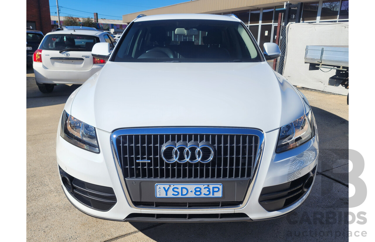 4/2012 Audi Q5 2.0 TFSI Quattro 8R MY12 4d Wagon White 2.0L