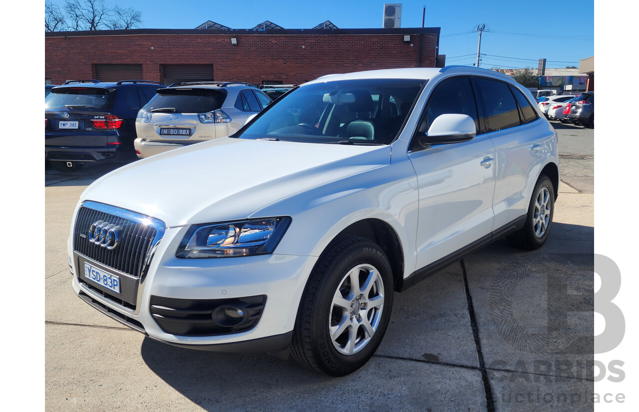 4/2012 Audi Q5 2.0 TFSI Quattro 8R MY12 4d Wagon White 2.0L