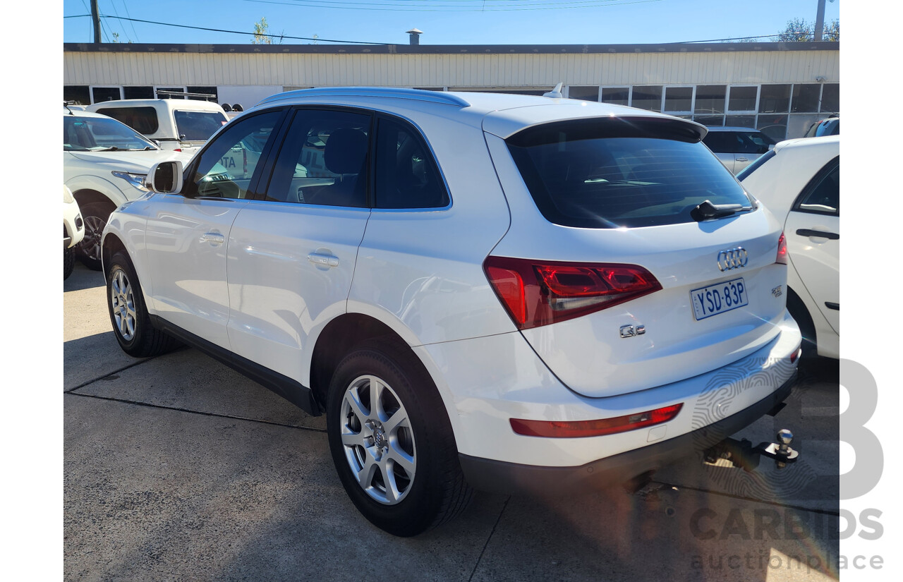 4/2012 Audi Q5 2.0 TFSI Quattro 8R MY12 4d Wagon White 2.0L