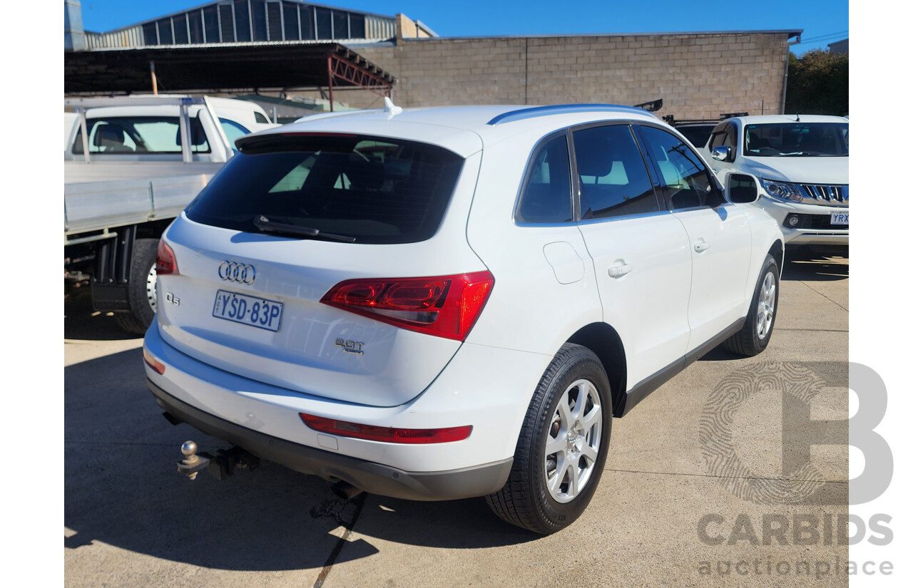 4/2012 Audi Q5 2.0 TFSI Quattro 8R MY12 4d Wagon White 2.0L