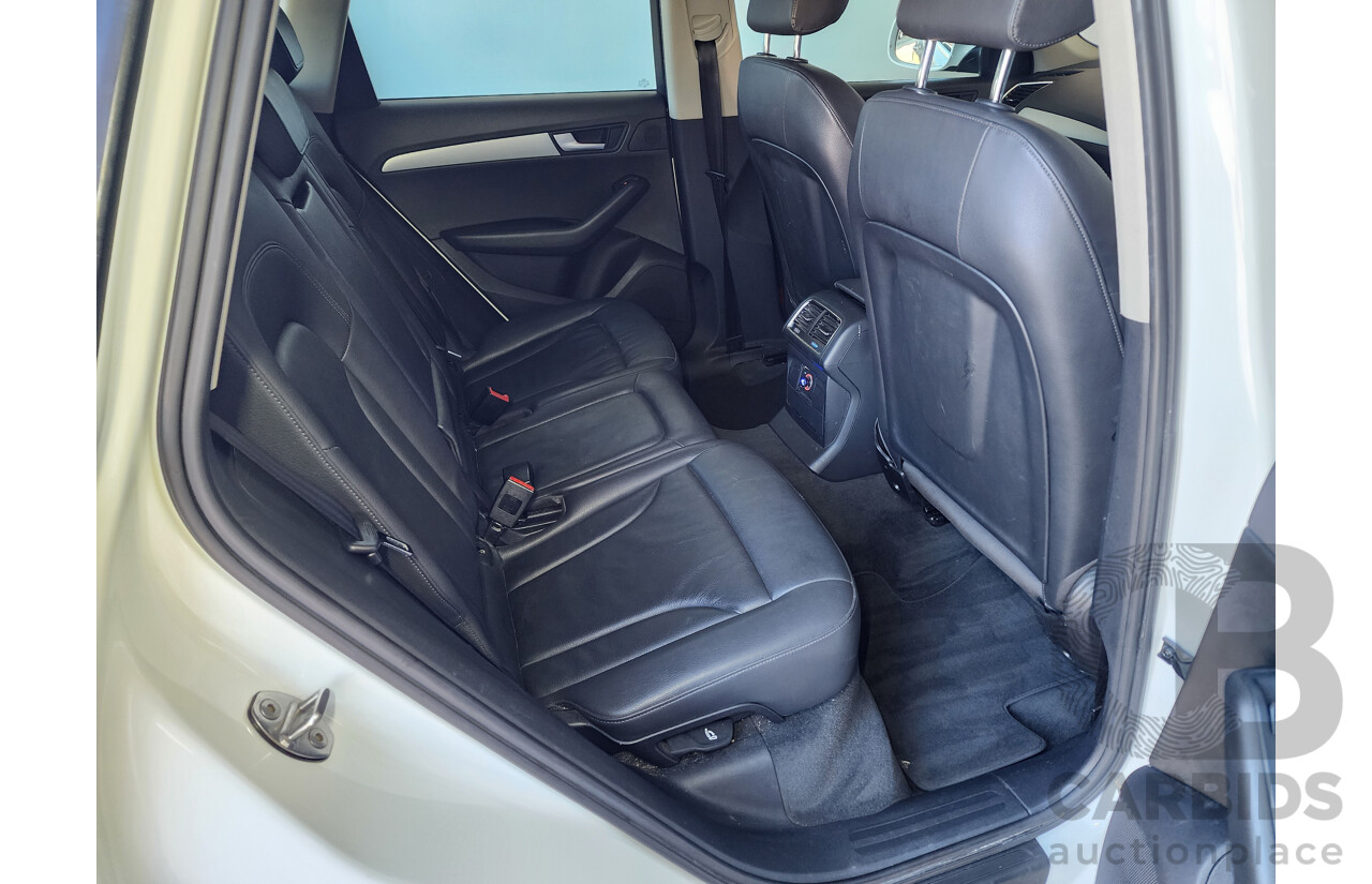 4/2012 Audi Q5 2.0 TFSI Quattro 8R MY12 4d Wagon White 2.0L