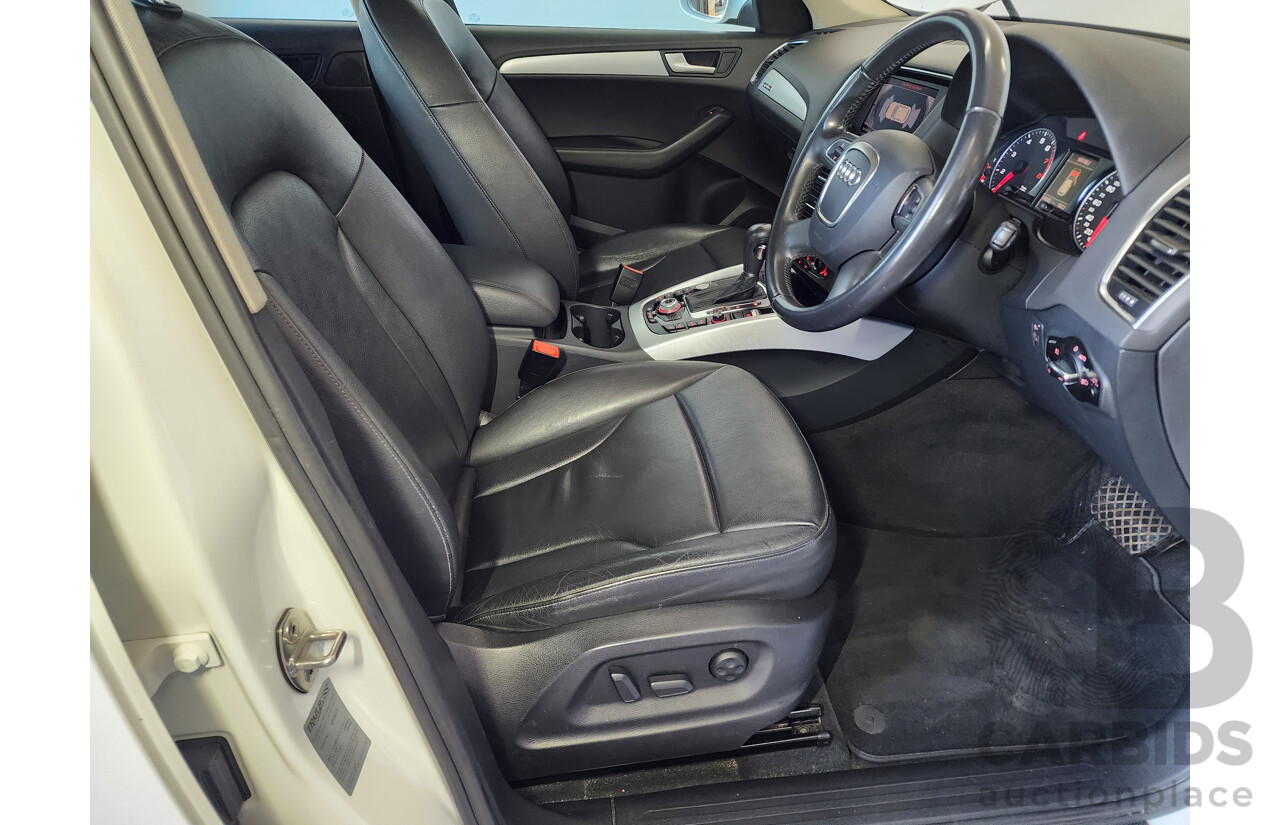 4/2012 Audi Q5 2.0 TFSI Quattro 8R MY12 4d Wagon White 2.0L