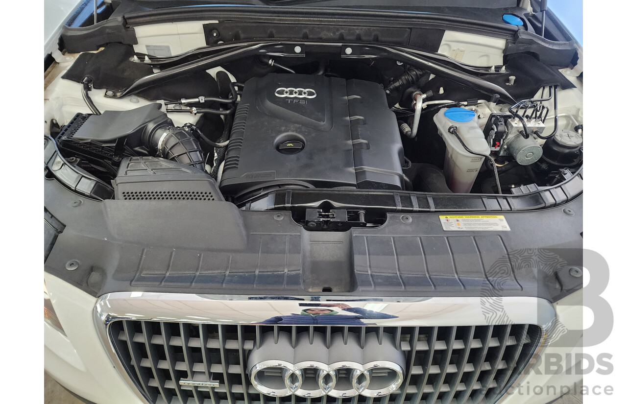 4/2012 Audi Q5 2.0 TFSI Quattro 8R MY12 4d Wagon White 2.0L