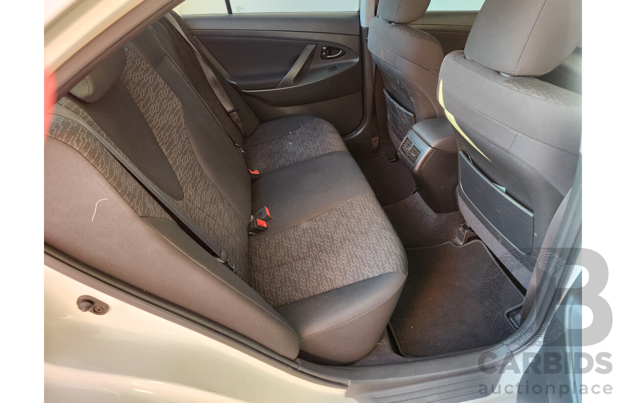 7/2010 Toyota Camry Altise ACV40R 09 UPGRADE 4d Sedan White 2.4L