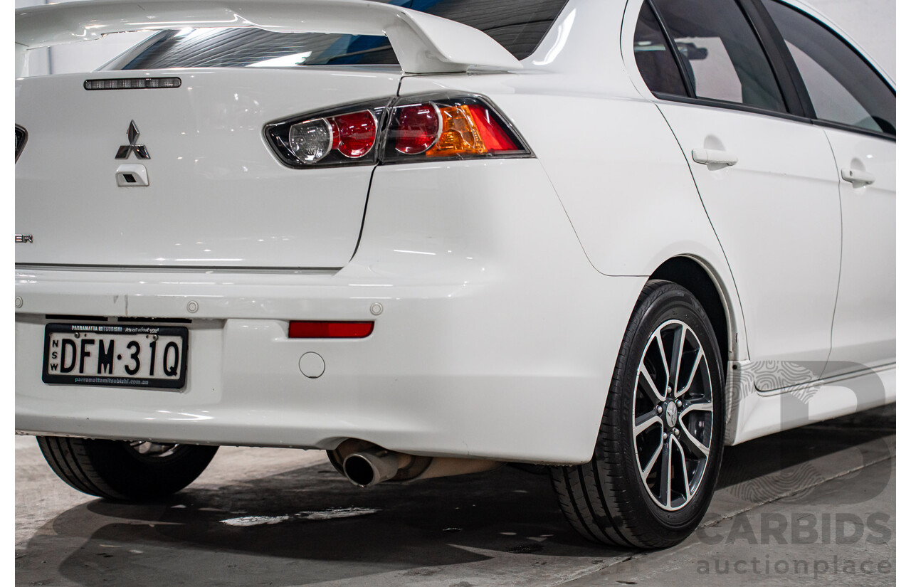 04/2016 Mitsubishi Lancer ES Sport (FWD) CF 4D Sedan Diamond White 2.0L