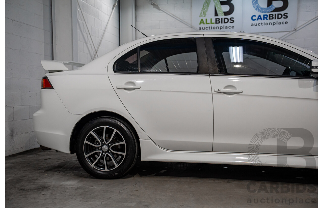 04/2016 Mitsubishi Lancer ES Sport (FWD) CF 4D Sedan Diamond White 2.0L