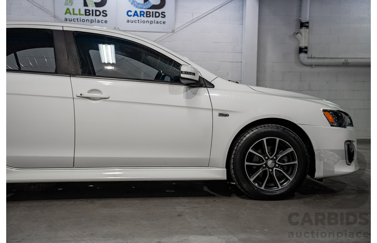 04/2016 Mitsubishi Lancer ES Sport (FWD) CF 4D Sedan Diamond White 2.0L