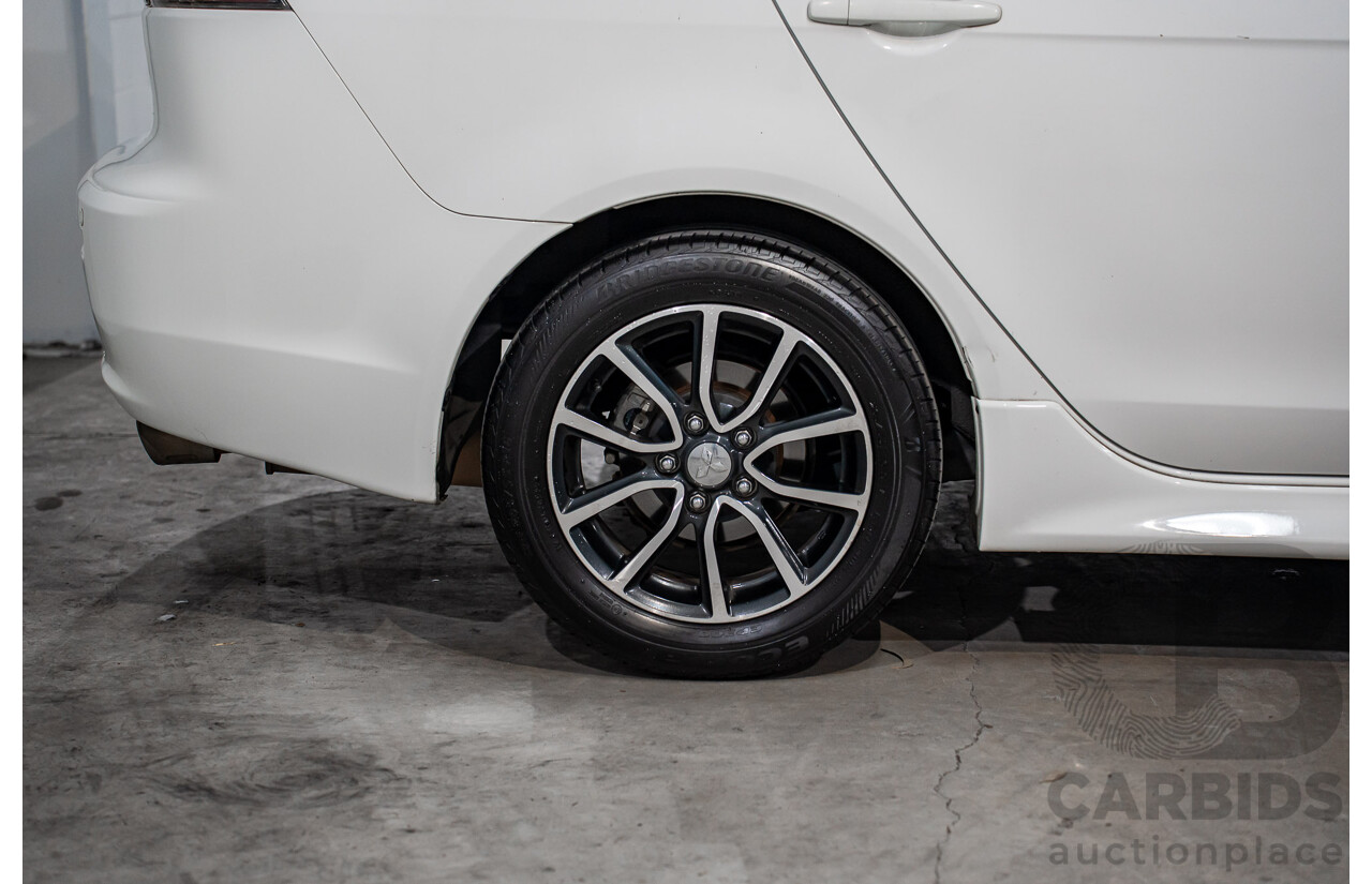 04/2016 Mitsubishi Lancer ES Sport (FWD) CF 4D Sedan Diamond White 2.0L