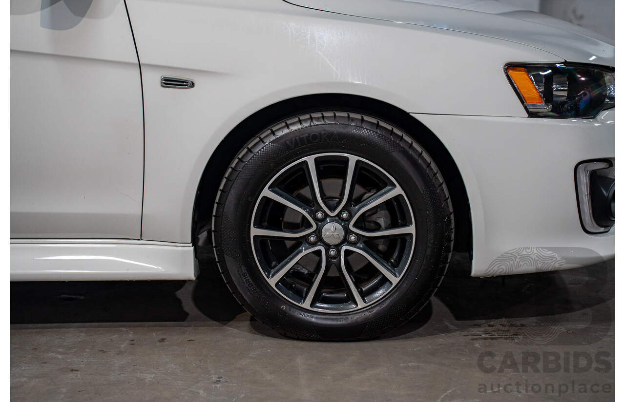 04/2016 Mitsubishi Lancer ES Sport (FWD) CF 4D Sedan Diamond White 2.0L