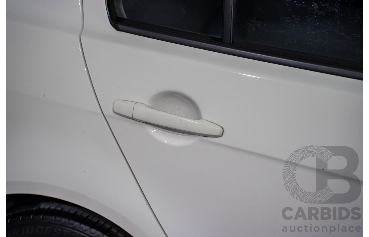 04/2016 Mitsubishi Lancer ES Sport (FWD) CF 4D Sedan Diamond White 2.0L