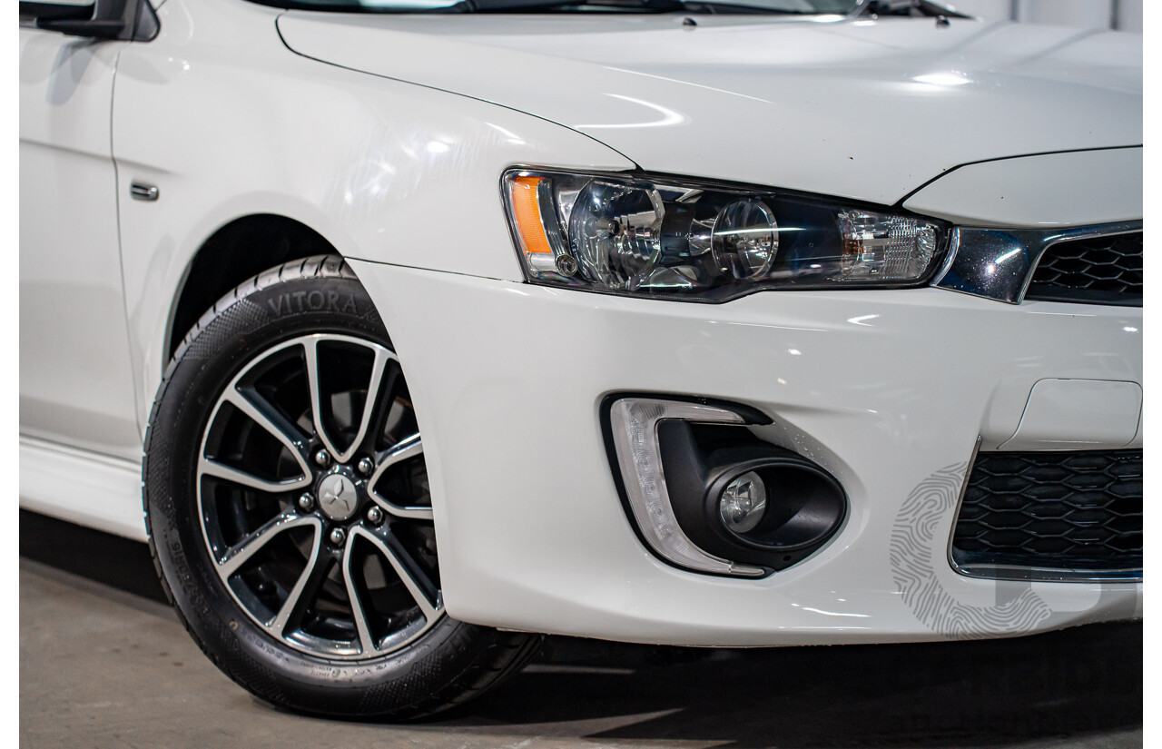 04/2016 Mitsubishi Lancer ES Sport (FWD) CF 4D Sedan Diamond White 2.0L