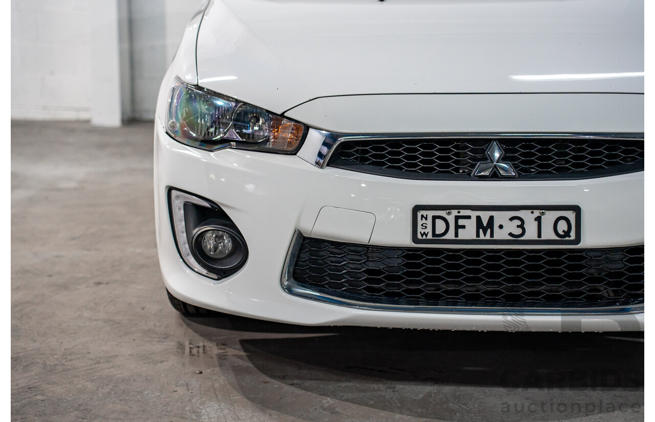 04/2016 Mitsubishi Lancer ES Sport (FWD) CF 4D Sedan Diamond White 2.0L
