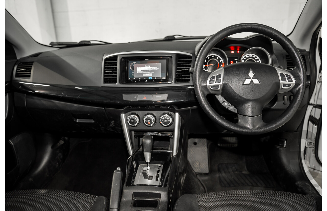 04/2016 Mitsubishi Lancer ES Sport (FWD) CF 4D Sedan Diamond White 2.0L