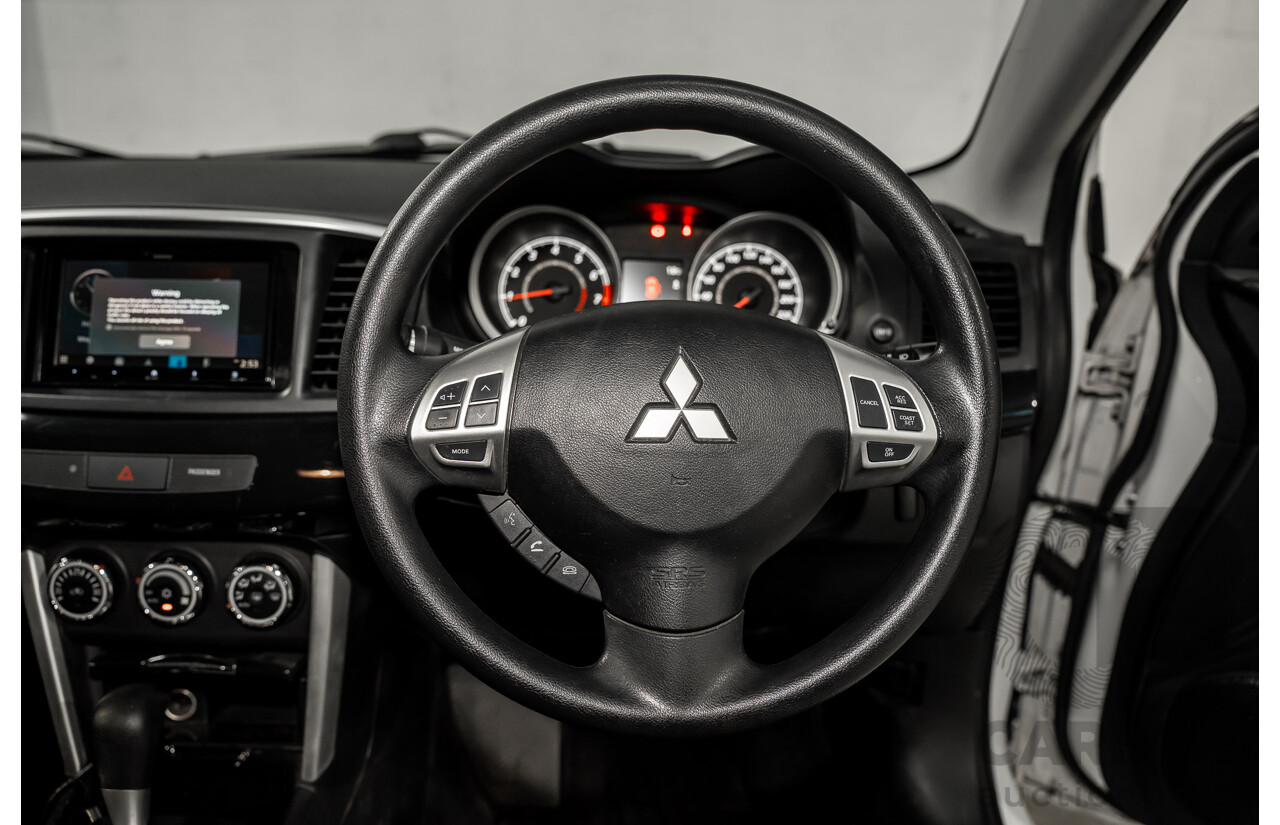 04/2016 Mitsubishi Lancer ES Sport (FWD) CF 4D Sedan Diamond White 2.0L