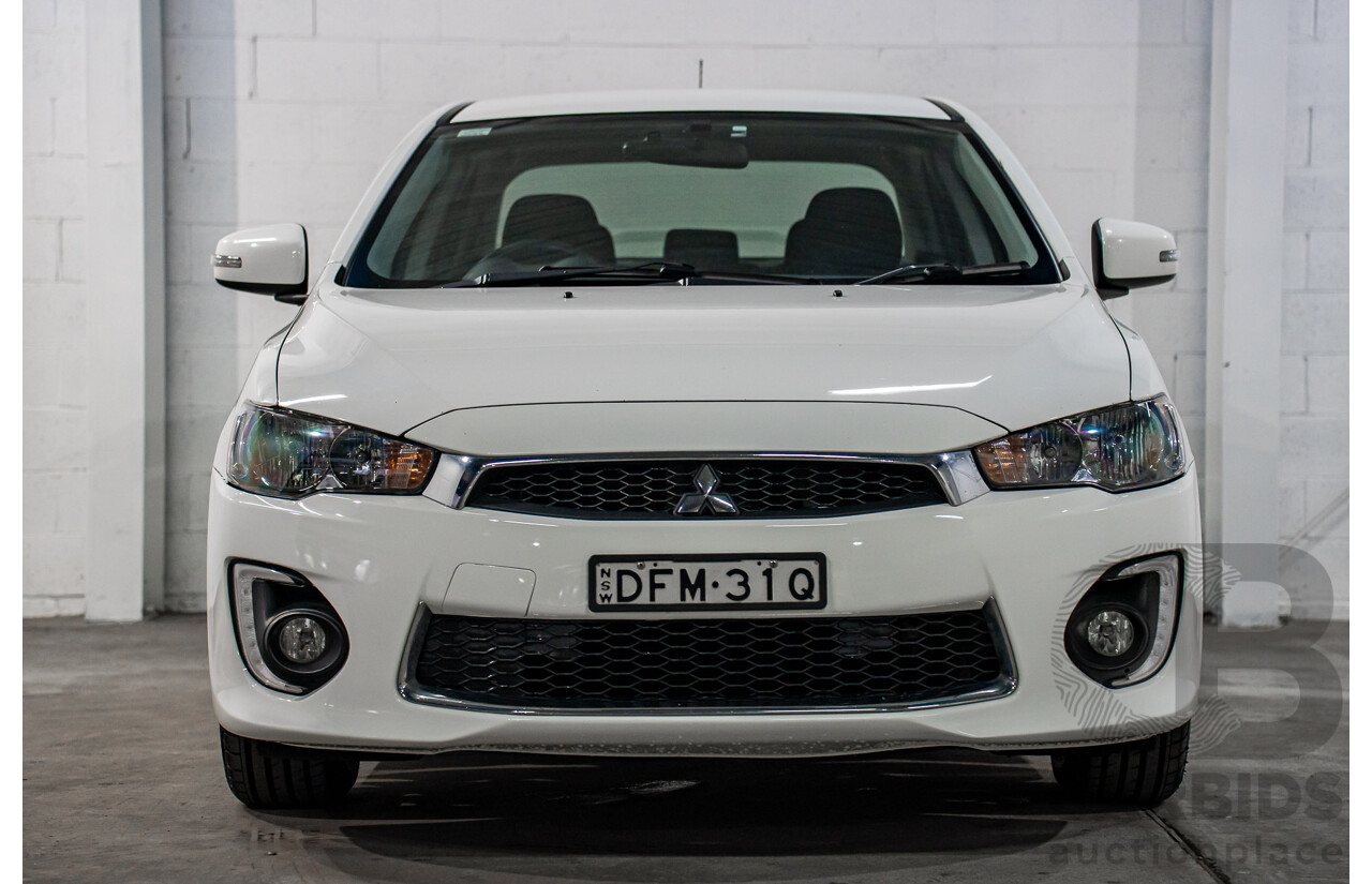 04/2016 Mitsubishi Lancer ES Sport (FWD) CF 4D Sedan Diamond White 2.0L