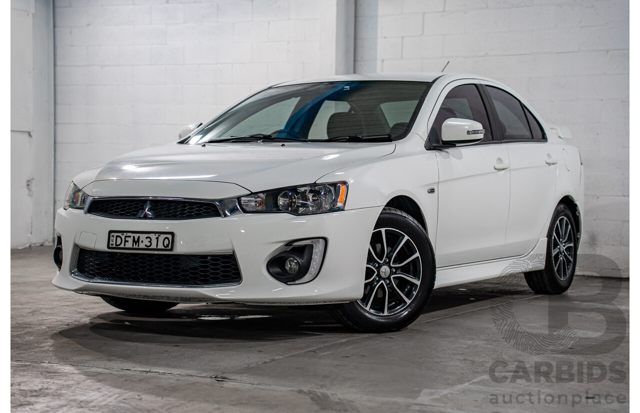 04/2016 Mitsubishi Lancer ES Sport (FWD) CF 4D Sedan Diamond White 2.0L