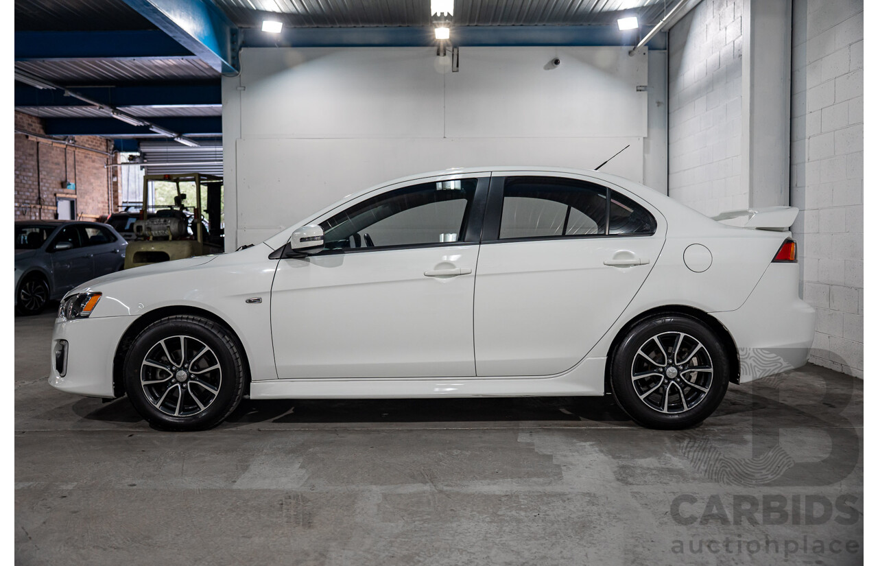 04/2016 Mitsubishi Lancer ES Sport (FWD) CF 4D Sedan Diamond White 2.0L