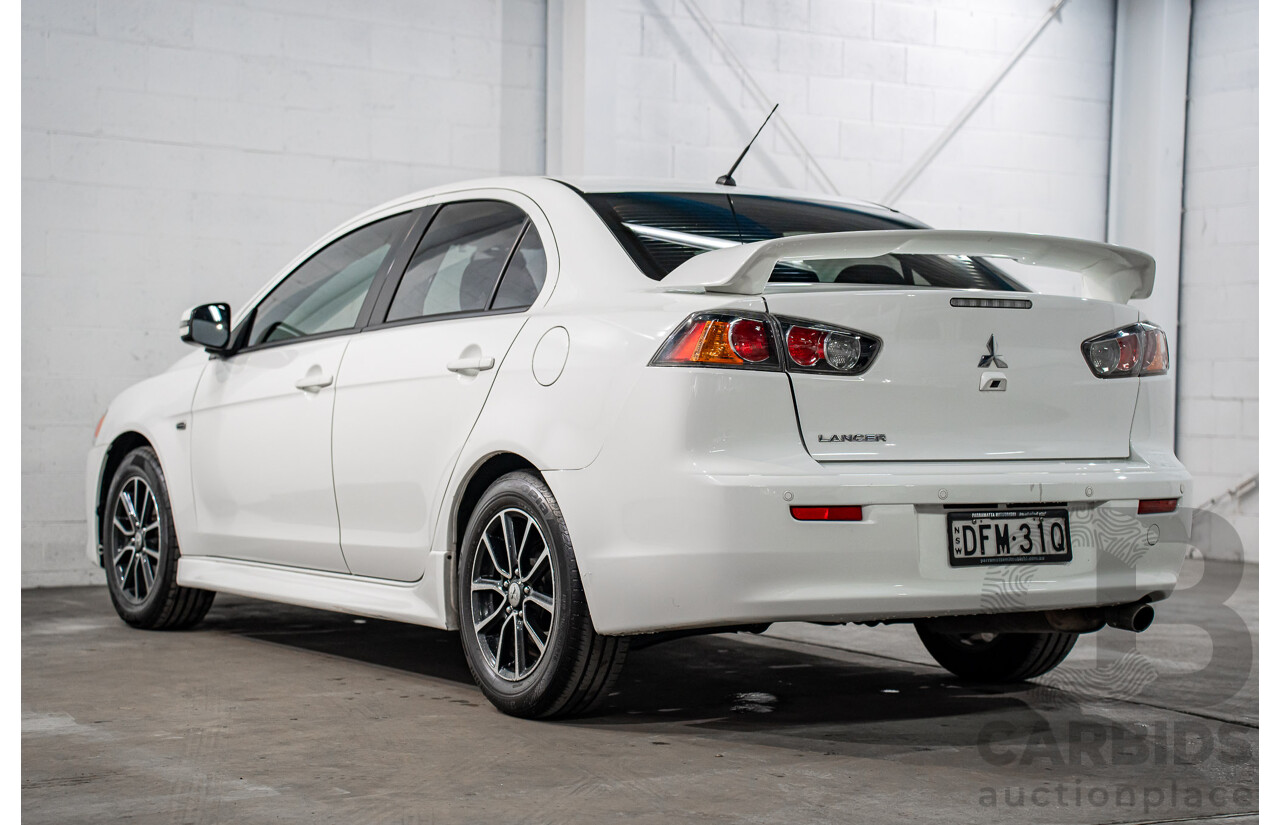 04/2016 Mitsubishi Lancer ES Sport (FWD) CF 4D Sedan Diamond White 2.0L