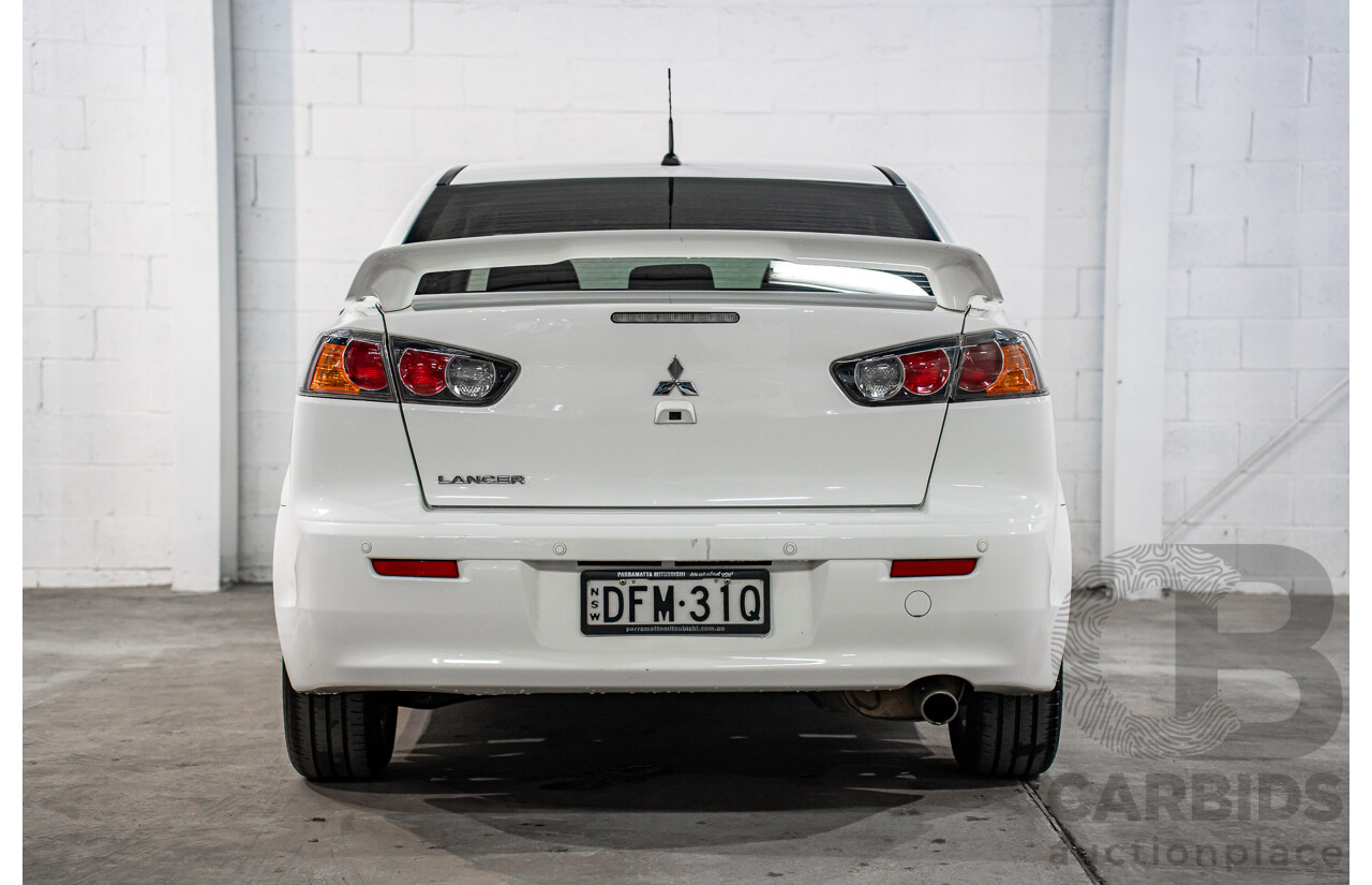 04/2016 Mitsubishi Lancer ES Sport (FWD) CF 4D Sedan Diamond White 2.0L