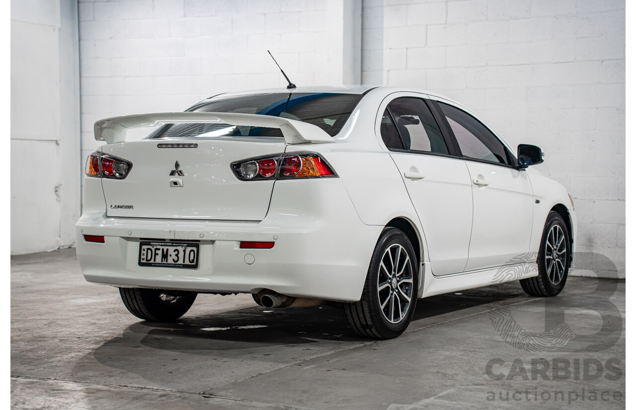 04/2016 Mitsubishi Lancer ES Sport (FWD) CF 4D Sedan Diamond White 2.0L