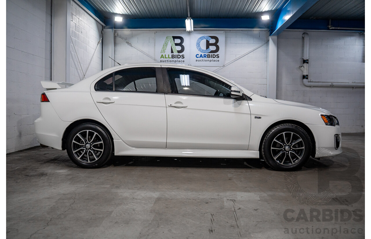 04/2016 Mitsubishi Lancer ES Sport (FWD) CF 4D Sedan Diamond White 2.0L