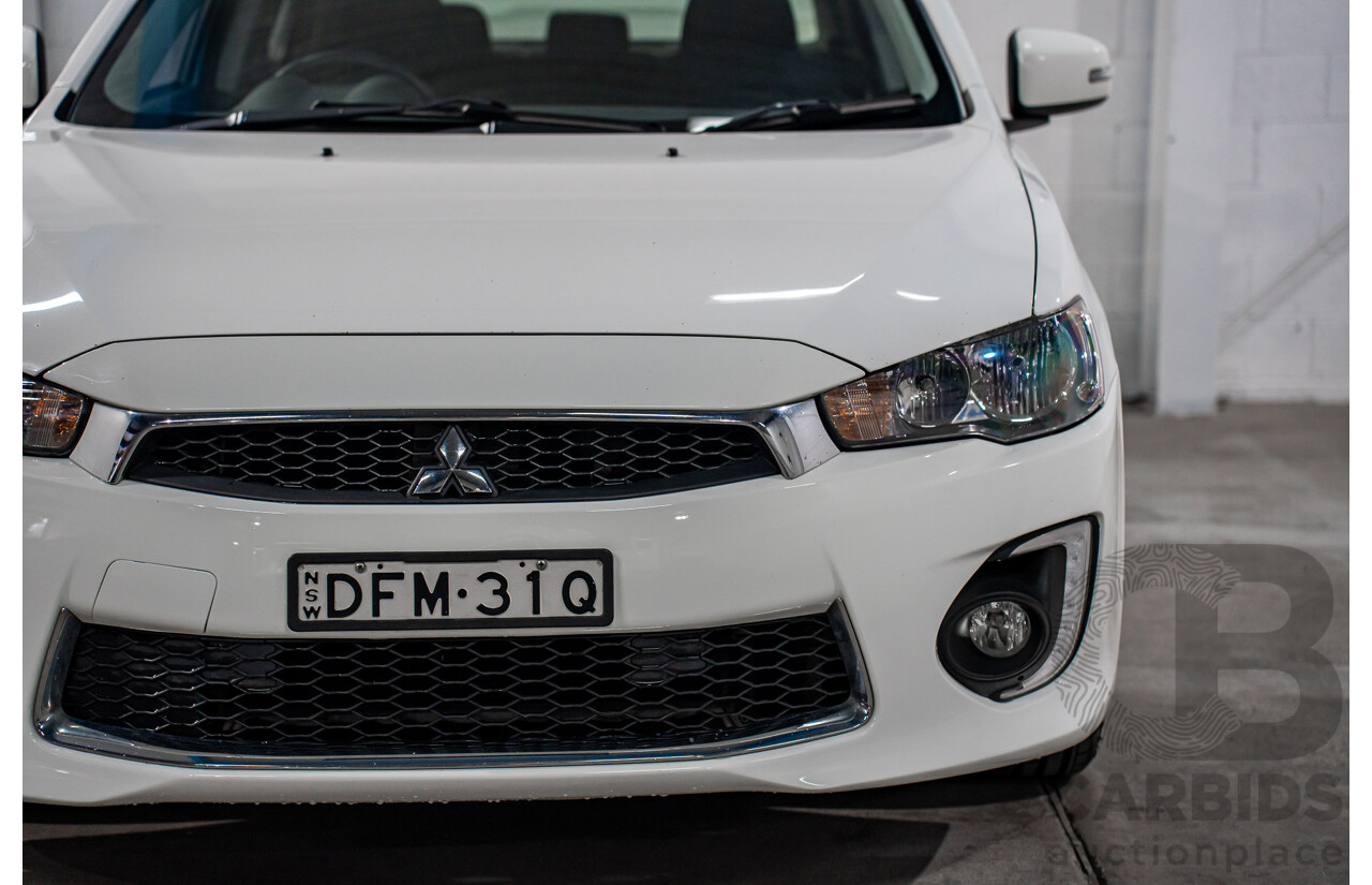 04/2016 Mitsubishi Lancer ES Sport (FWD) CF 4D Sedan Diamond White 2.0L