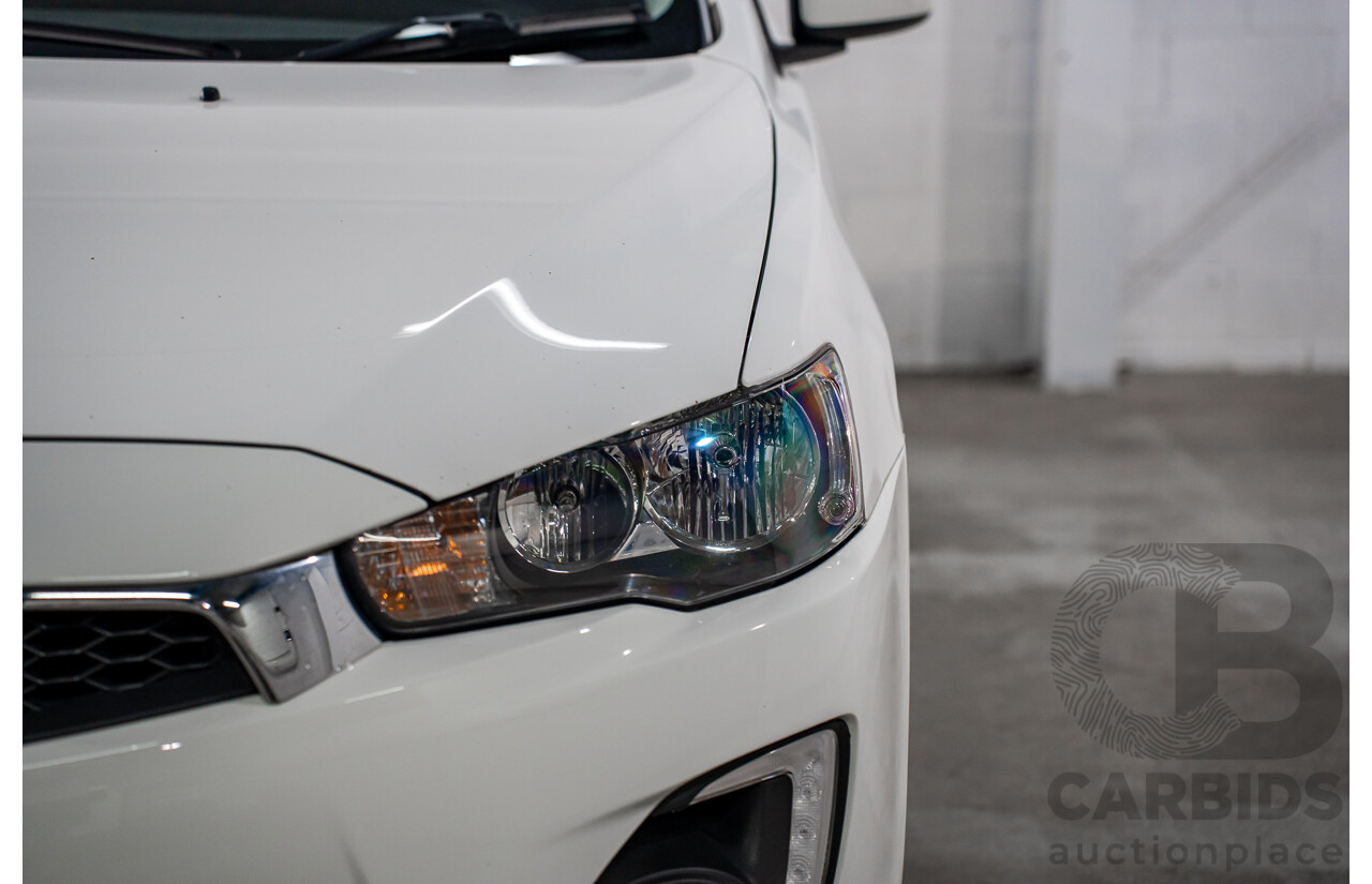 04/2016 Mitsubishi Lancer ES Sport (FWD) CF 4D Sedan Diamond White 2.0L