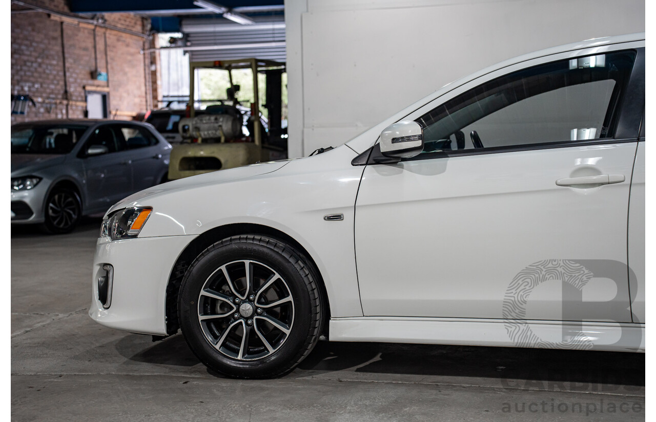 04/2016 Mitsubishi Lancer ES Sport (FWD) CF 4D Sedan Diamond White 2.0L