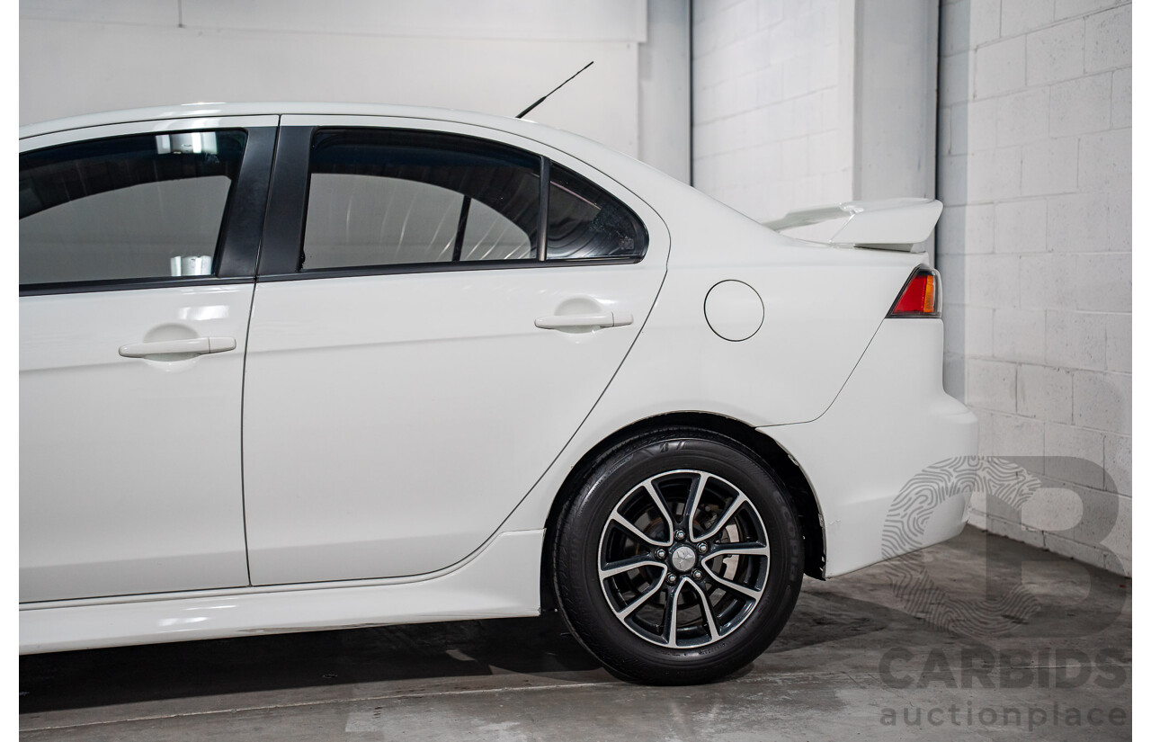 04/2016 Mitsubishi Lancer ES Sport (FWD) CF 4D Sedan Diamond White 2.0L