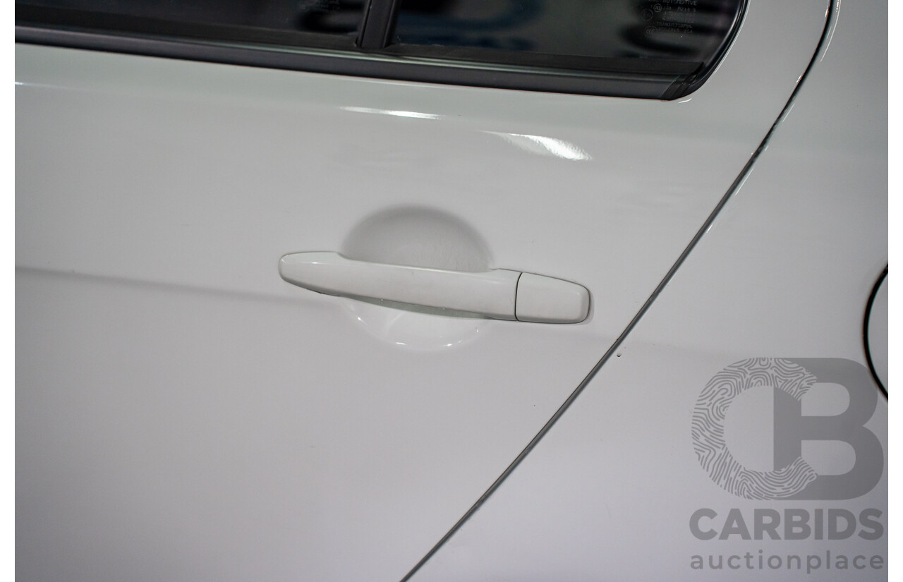 04/2016 Mitsubishi Lancer ES Sport (FWD) CF 4D Sedan Diamond White 2.0L