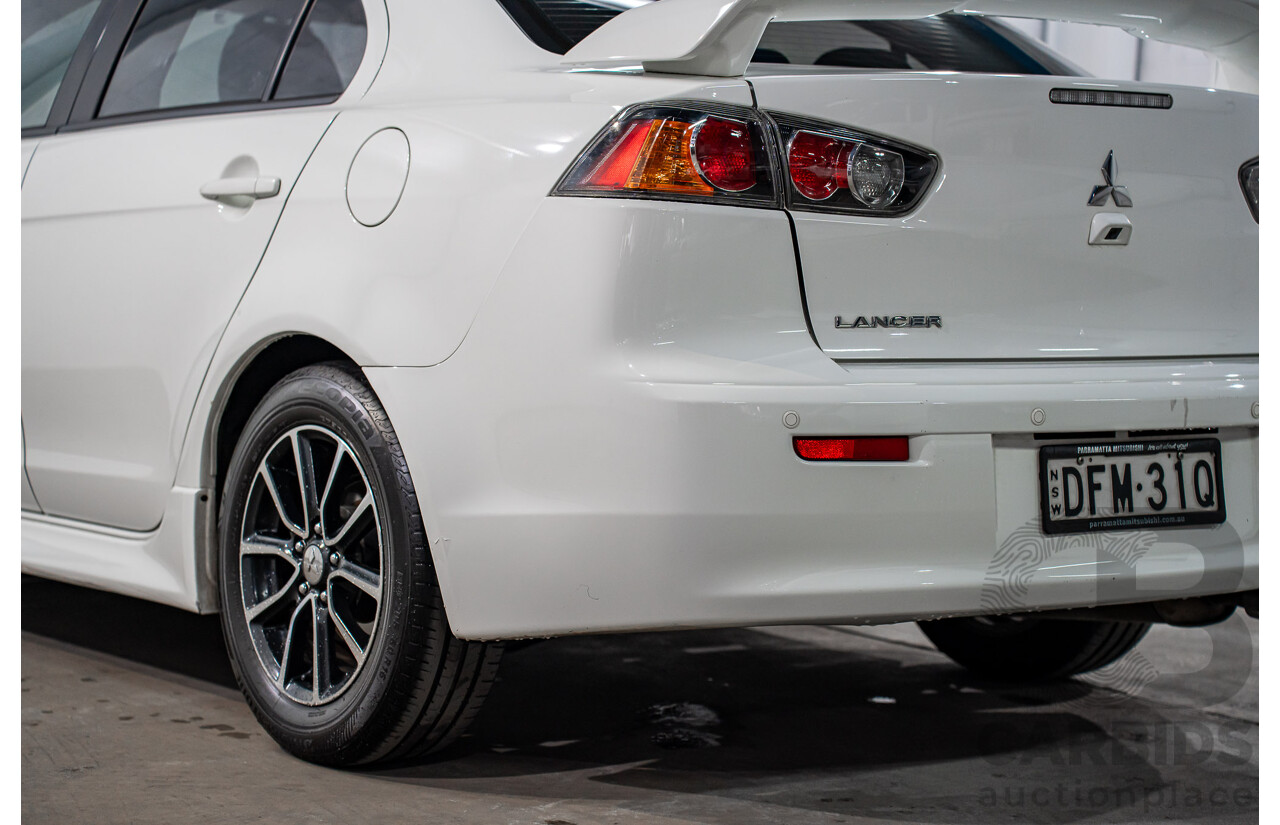 04/2016 Mitsubishi Lancer ES Sport (FWD) CF 4D Sedan Diamond White 2.0L