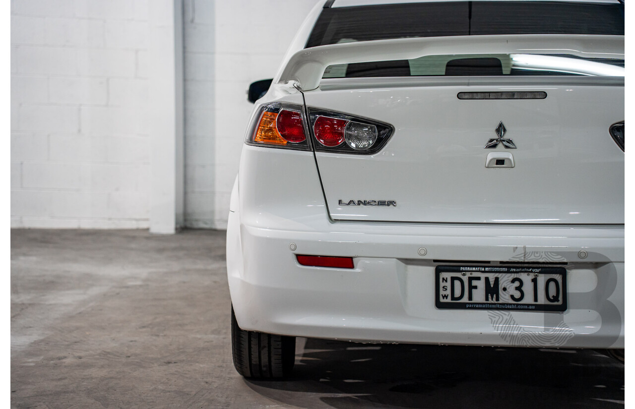 04/2016 Mitsubishi Lancer ES Sport (FWD) CF 4D Sedan Diamond White 2.0L