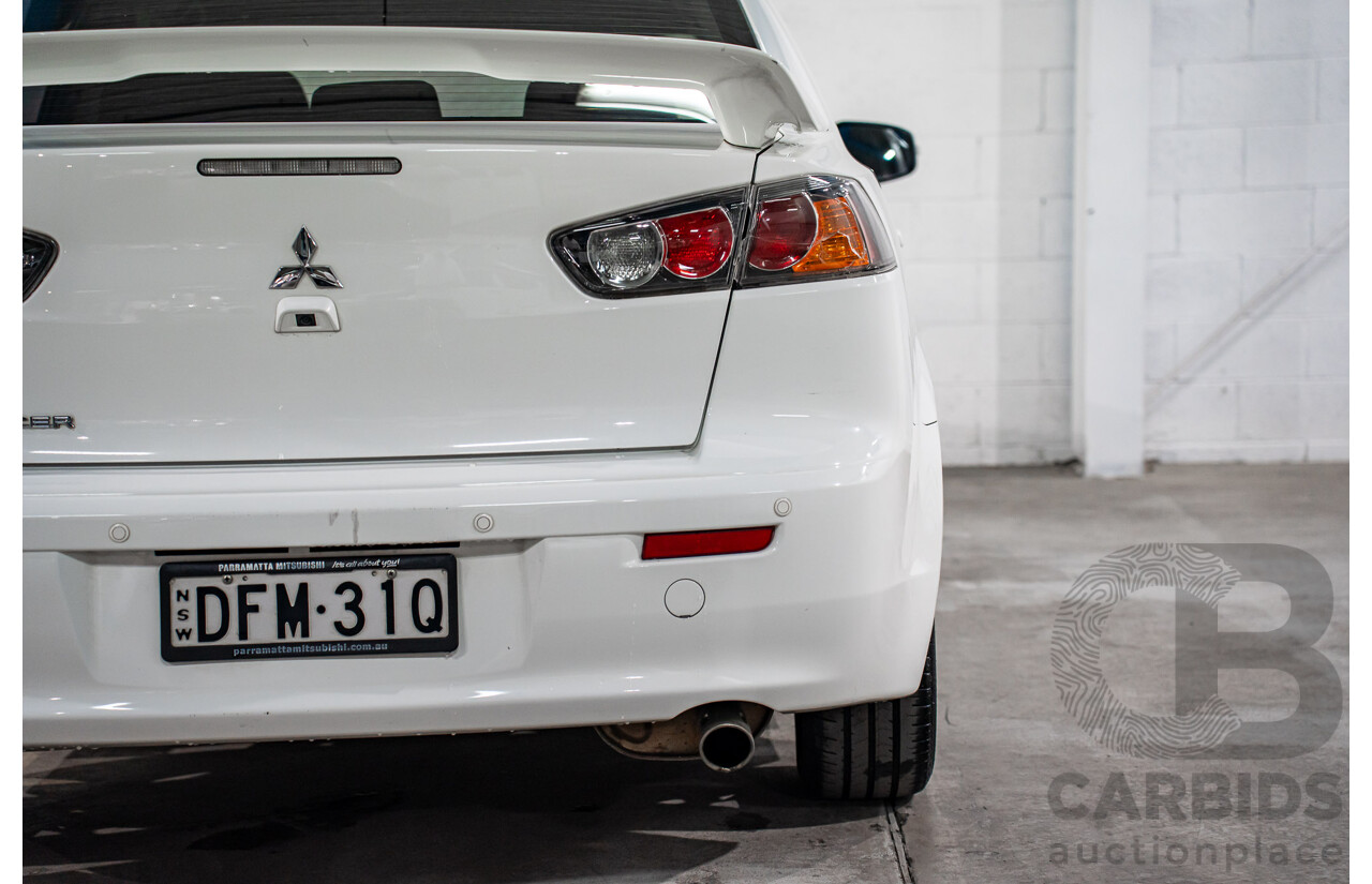 04/2016 Mitsubishi Lancer ES Sport (FWD) CF 4D Sedan Diamond White 2.0L