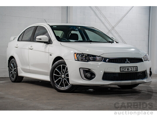 04/2016 Mitsubishi Lancer ES Sport (FWD) CF 4D Sedan Diamond White 2.0L
