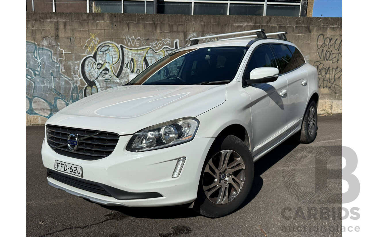 02/2014 Volvo Xc60 T5 KINETIC FWD DZ MY14 4D Wagon White 2.0L