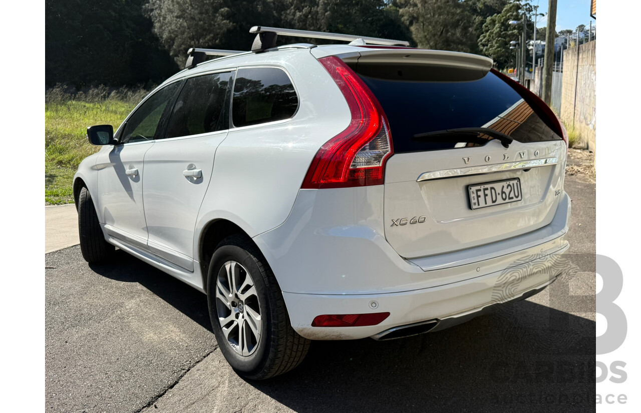 02/2014 Volvo Xc60 T5 KINETIC FWD DZ MY14 4D Wagon White 2.0L